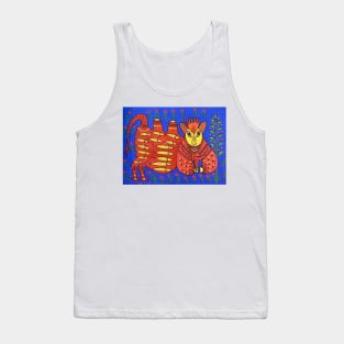 Maria Prymachenko A Fish King Has Caught a Hoopoe and Is Full of Joy 1983 Art Print Tank Top